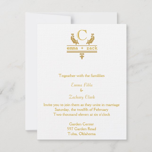 Wedding Invite (Front)