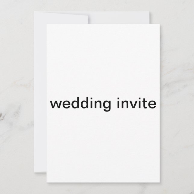 wedding invite (Front)