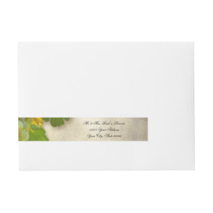 Wedding Invite Envelope Mailing Label Vineyard Art