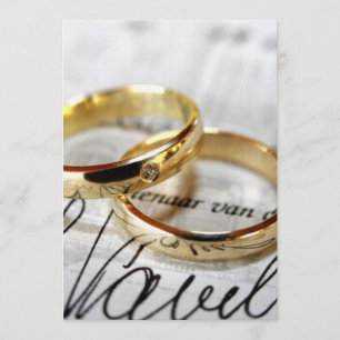 wedding invite or acceptance