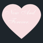 Wedding Invite Pale Pink Heart Sticker<br><div class="desc">Colour Matching Pale Pink Wedding Pale Pink And White Envelope Seals - Wedding enthusiasts very often try to figure out: where does one find complementary wedding stickers to go with the invitation envelopes? These bold and personalizable Wedding Pale Pink And White Invite Seals will be made for wedding postcards and...</div>