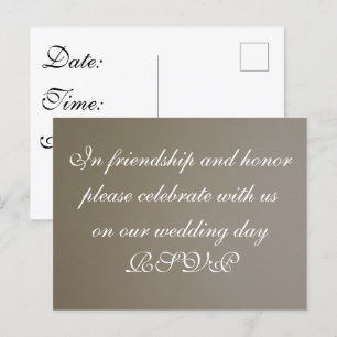 Wedding Invite Profile Card