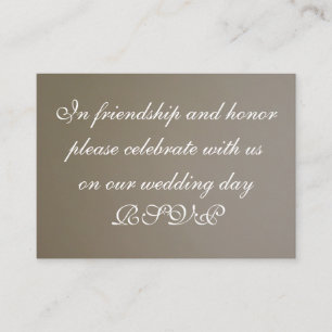 Wedding Invite Profile Card