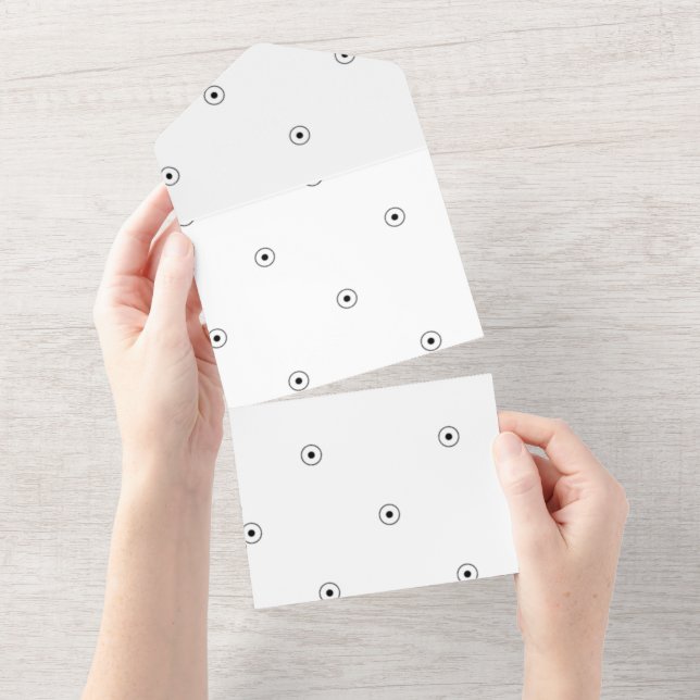 Wedding Invites | Minimalist Chic | All‑in‑One (Tearaway)