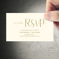 Wedding Invites RSVP Reminder, Modern Minimal