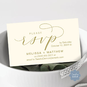 Wedding Invites RSVP Reminder Modern Minimalist