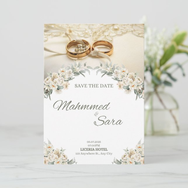 Wedding Invtation (Standing Front)