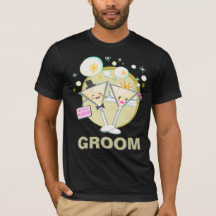 Wedding  Kawaii Champagne Flutes T-Shirt