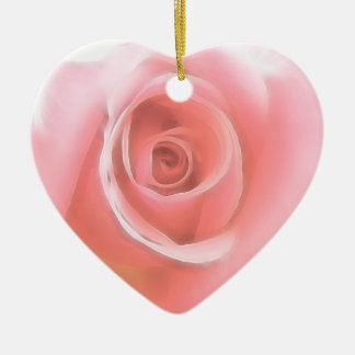 Wedding Keepsake Pink Rose Wedding Set Ceramic Tree Decoration