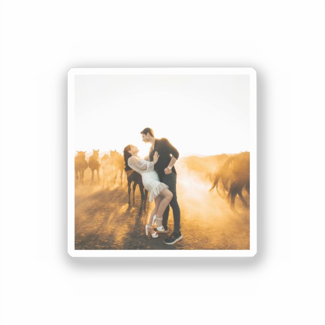 Wedding Keepsake Sticker (Front)