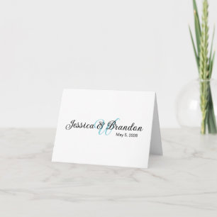 Wedding Label 016 Note Card