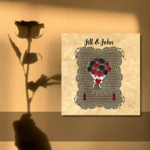 Wedding Lace Guestbook- Master's Edition Ledger  Guest Book