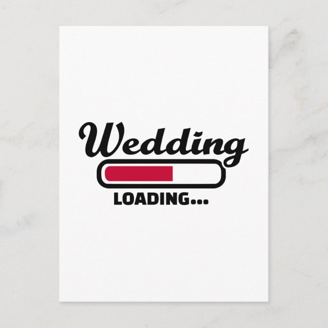 Wedding loading postcard (Front)