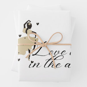 Wedding Love Flemish Love is in the air Wrapping Paper Sheet