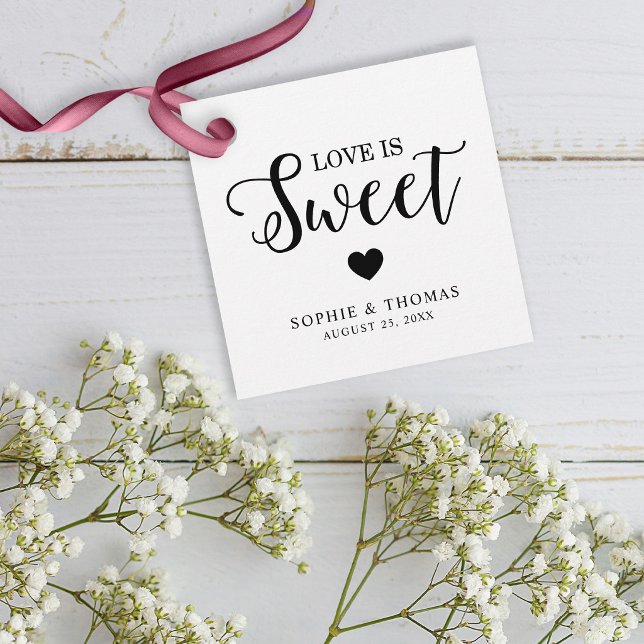 Wedding Love is Sweet Favour Tags (Creator Uploaded)