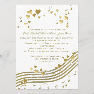 Wedding Love Song Invitation