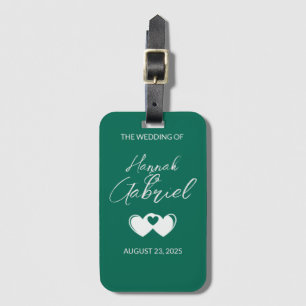 Wedding  luggage tag