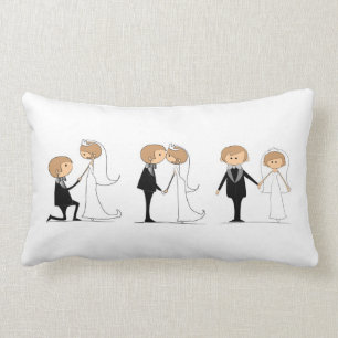 wedding lumbar cushion