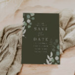 Wedding Luxury: Divine Olive Greenery Wedding Save The Date<br><div class="desc">Wedding Luxury: Divine Olive Greenery Wedding Save the Date

See matching collection in Niche and Nest Store</div>