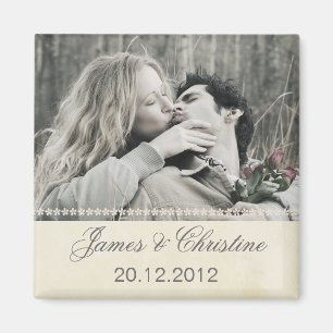 Wedding magnet with your photo