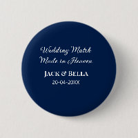 Wedding Match made in heaven wedding favours blue 