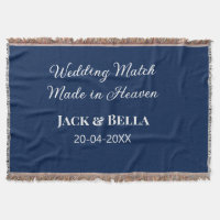 Wedding Match made in heaven wedding favours blue 