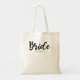 Wedding Matching Gifts Bride Est. 2024 Bridal Gift Tote Bag
