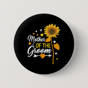 Wedding Matching Tee Mother Of The Groom Sister Of 6 Cm Round Badge
