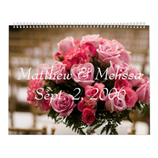 Wedding, Matthew & Melissa Sept. 2, 2006, graduati Calendar