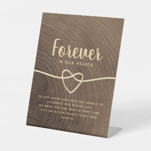 Wedding Memorial Table Pedestal Sign