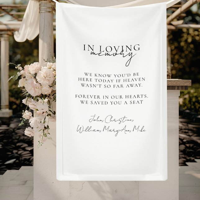 Wedding, Memorial, White, Banner (Creator Uploaded)
