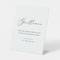 Wedding Mens Gents Bathroom Basket