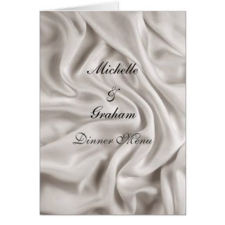 Wedding Menu Cream Wedding Set