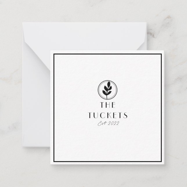 Wedding Minimalist Modern Thank You Post Card (Front)