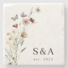 Wedding Monogrammed Coaster