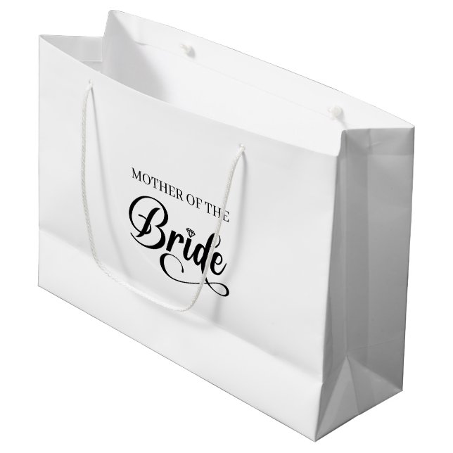 Wedding Mother of Bride Gift Bag (Front Angled)
