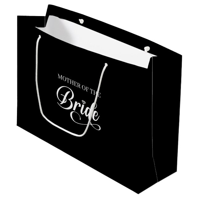 Wedding Mother of Bride Gift Bag (Front Angled)