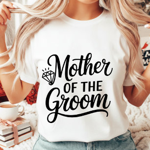 Wedding Mother of the Groom Bachelor Heart Diamond Tri-Blend Shirt