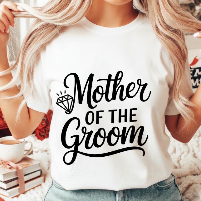 Wedding Mother of the Groom Bachelor Heart Diamond Tri-Blend Shirt (Creator Uploaded)