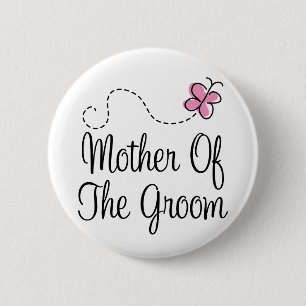 Wedding Mother Of The Groom Button