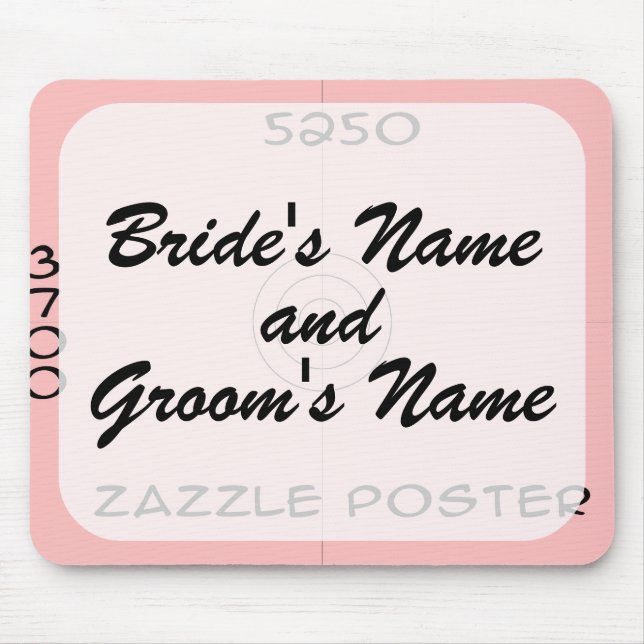 Wedding - Mouse Pad (Front)