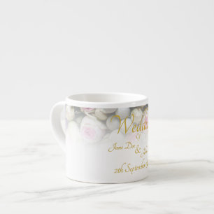 Wedding Mug - Bride with colourful wedding bouquet