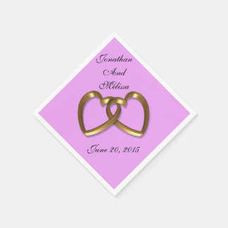 Wedding napkins custom colours