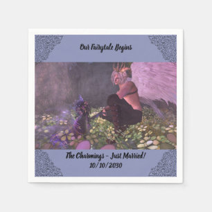 Wedding Napkins in Fairytale Fantasy Theme