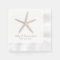 Wedding Napkins | Starfish Monogram in Beige