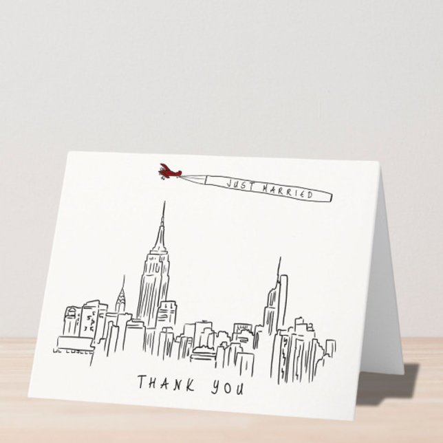 Wedding New York City Thank You Card (Creator Uploaded)