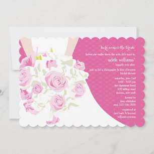 Wedding Nosegay Bridal Shower Invitation