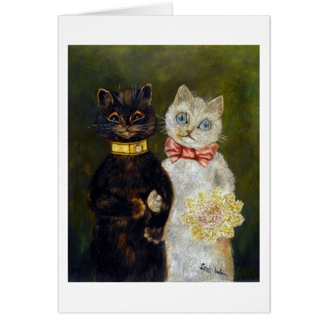 Wedding of Cat, Louis Wain (Front)