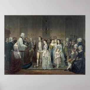 "Wedding of George Washington" print/poster Poster
