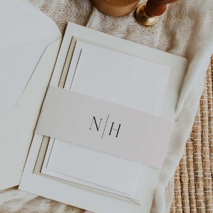 Wedding Of Invitation Belly Band